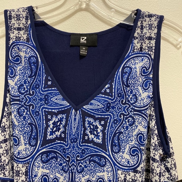 IZ Byer Sleeveless Handkerchief Top - Picture 3 of 8